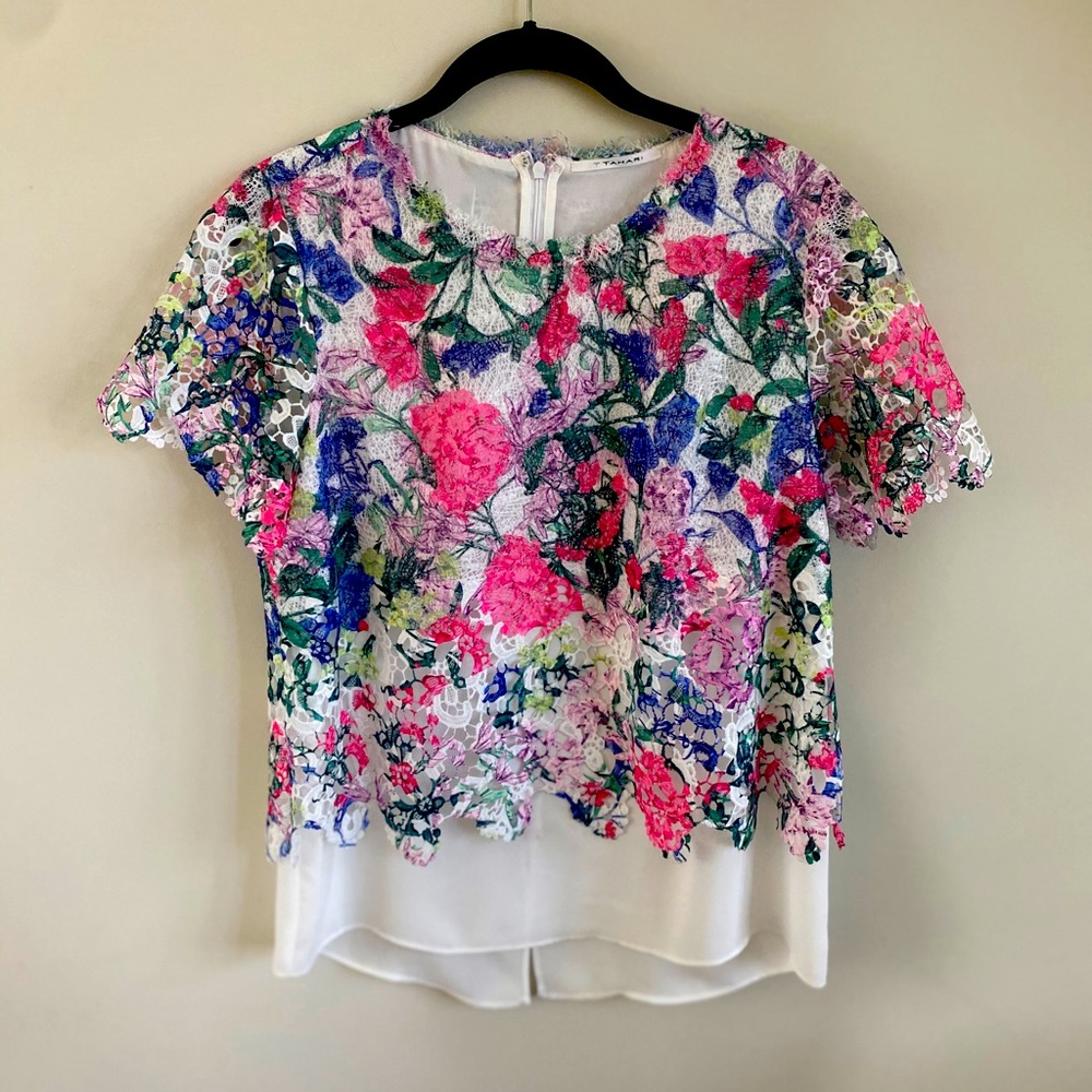 Tahari Lace Top